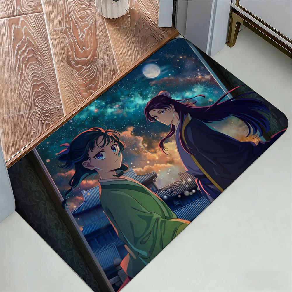 Anime The Apothecary Diaries Maomao Floor Mat Cozy Flannel Soft Thick Non-Slip Mat For Living Room Bedroom Kitchen Decor Rugs