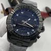 Bainianjia BNL Men's Dual Display Multi-function Quartz Watch with Steel & Leather Straps