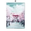 Mount Fuji Pink Sakura Japanese Landscape Wall Art Canvas Painting Nordic Posters And Prints Wall Pictures For Living Room Decor
