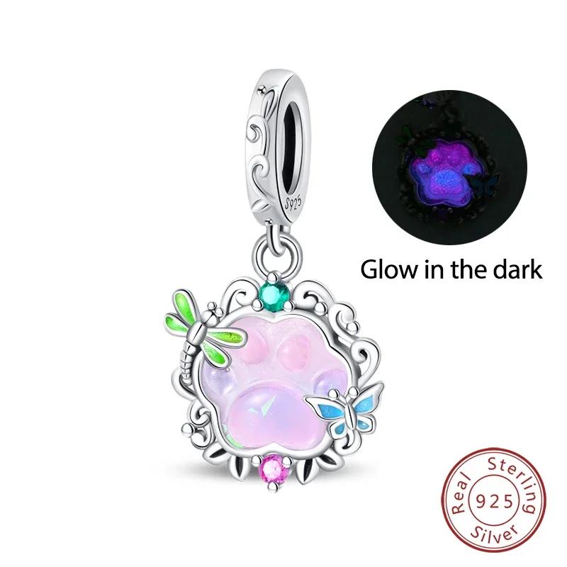 Copper Flowers Butterfly Creative Garden Mushroom Snail Charms Beads Fit Original Bracelets Diy Jewelry