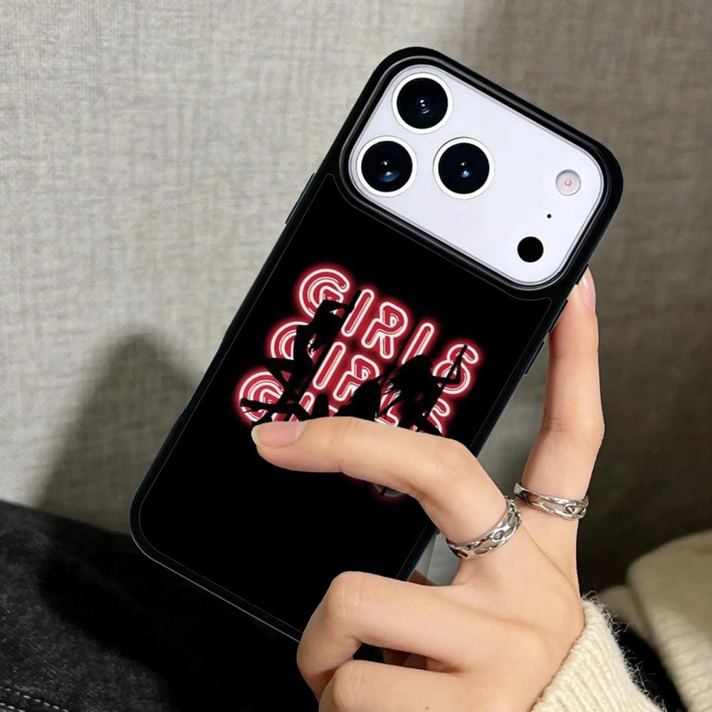 Capa Case for iPhone 17 Air 16 Pro Max 15 Plus 11 13 Mini 14 12 Back Phone Cover GIRLS GIRLS GIRLS