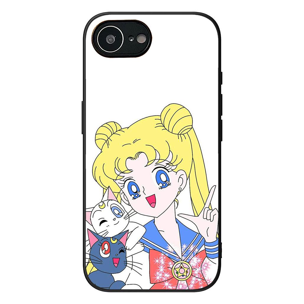 

Чехол для телефона S-SailorS Anime Girl Moons для Apple iPhone 16 17 Air 14 15 Pro Max Plus 16+ 16E 14+ ProMax iPhone 14 Plus
