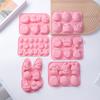 Easter Chocolate Mold Non-Stick Shape Silicone Baking Chocolates Candies Cake Mold Easter Bunny Cupcakes Candy Mold