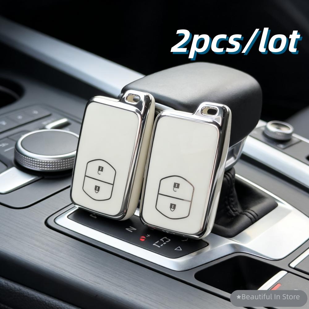 2pcs/lot Car Key Case Covers  For Hyundai I30 Ix35 KONA Encino Solaris Azera Grandeur Ig Accent Santa Fe Palisade