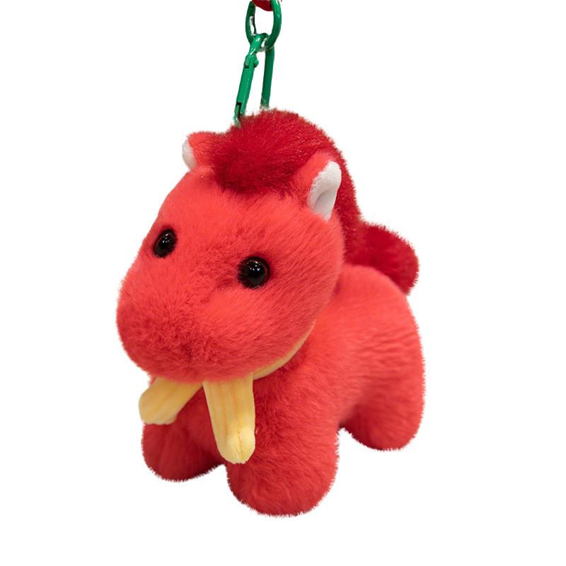 Plush Animal Horse Figurine With Soft Short Plush For Year Of The Horse Celebration Gift