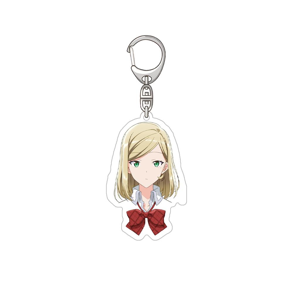 

Whisper Me a Love Song Himari Kino Yori Asanagi Aki Mizuguchi Kaori Tachibana Miki Mizuguchi Official Acrylic Keychain Fans Gift 6 cm
