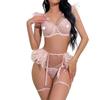 Women's Sexy Lingerie Outfit Vulgar Female Underwear Set Comfortable Soft Women Clothes Sleepwear Intimate Apparel with Video Access Langerie Bilizna 