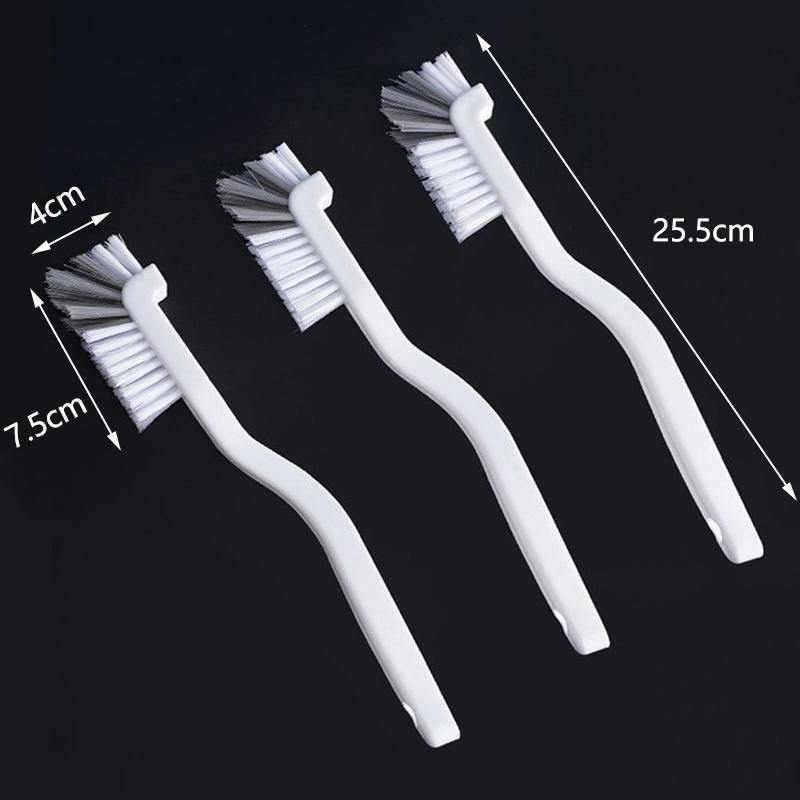 3Pcs Narrow Cup Brush Long Handle Brush For Straw Baby Milk Bottle Fish Tank Gap Glass Cleaning Brush Kitchen Cleaner Tools