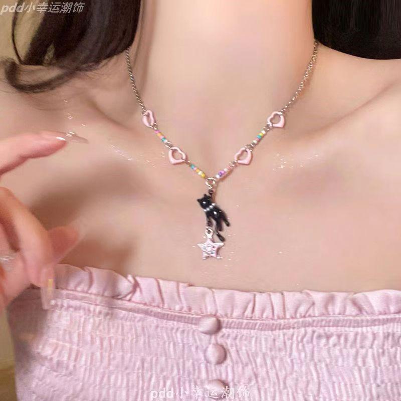 Spicy Girl Tassel Pearl Necklace: Elegant, Versatile Clavicle Jewelry for Women
