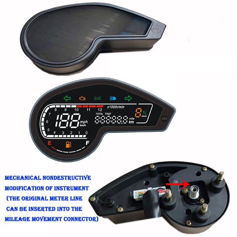 For Honda NXR125 NXR150 Bros Brisa 125Bros 150 2003-2014 Digital LED Meter Odometer Speedometer Tachometer XR150 GY200