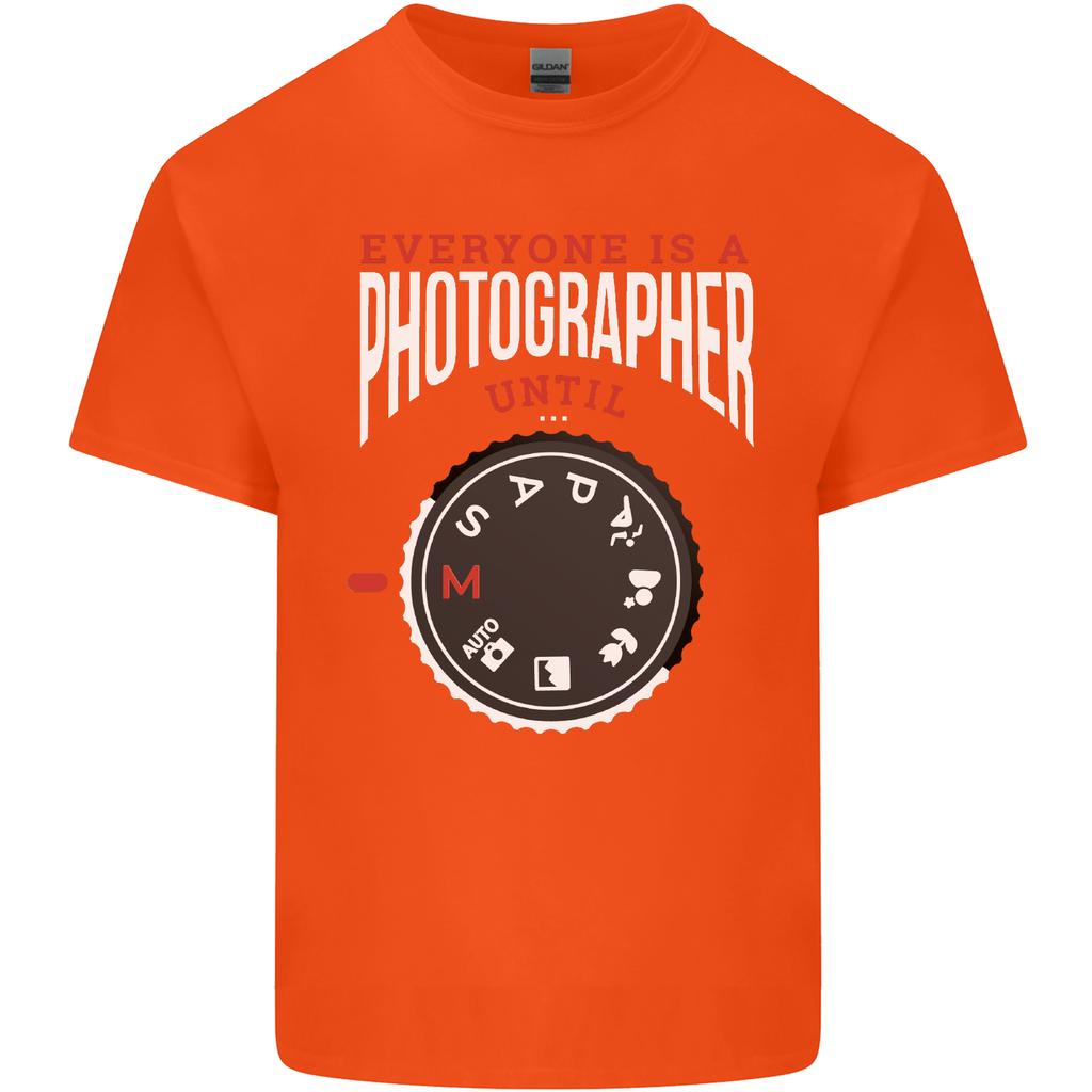 Everyones a Photographer Until Photography Unisexs Light Cotton TShirt