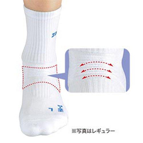 ZAMST Arch Lift Socks HA-1 Short for Tennis and Golf (Fits Both Feet), Size M, Black, 375012