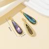 Shell Bead Necklace With Water Drop Pendants For Jewelry Making Projects