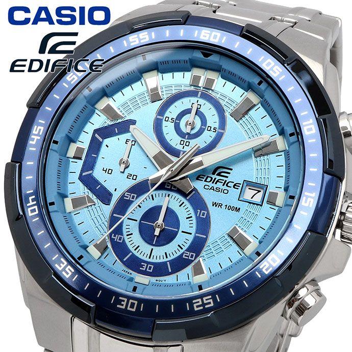 EDIFICE Watch CASIO Chronograph Blue Overseas Model EFR-539DE-2AV [Parallel Import]
