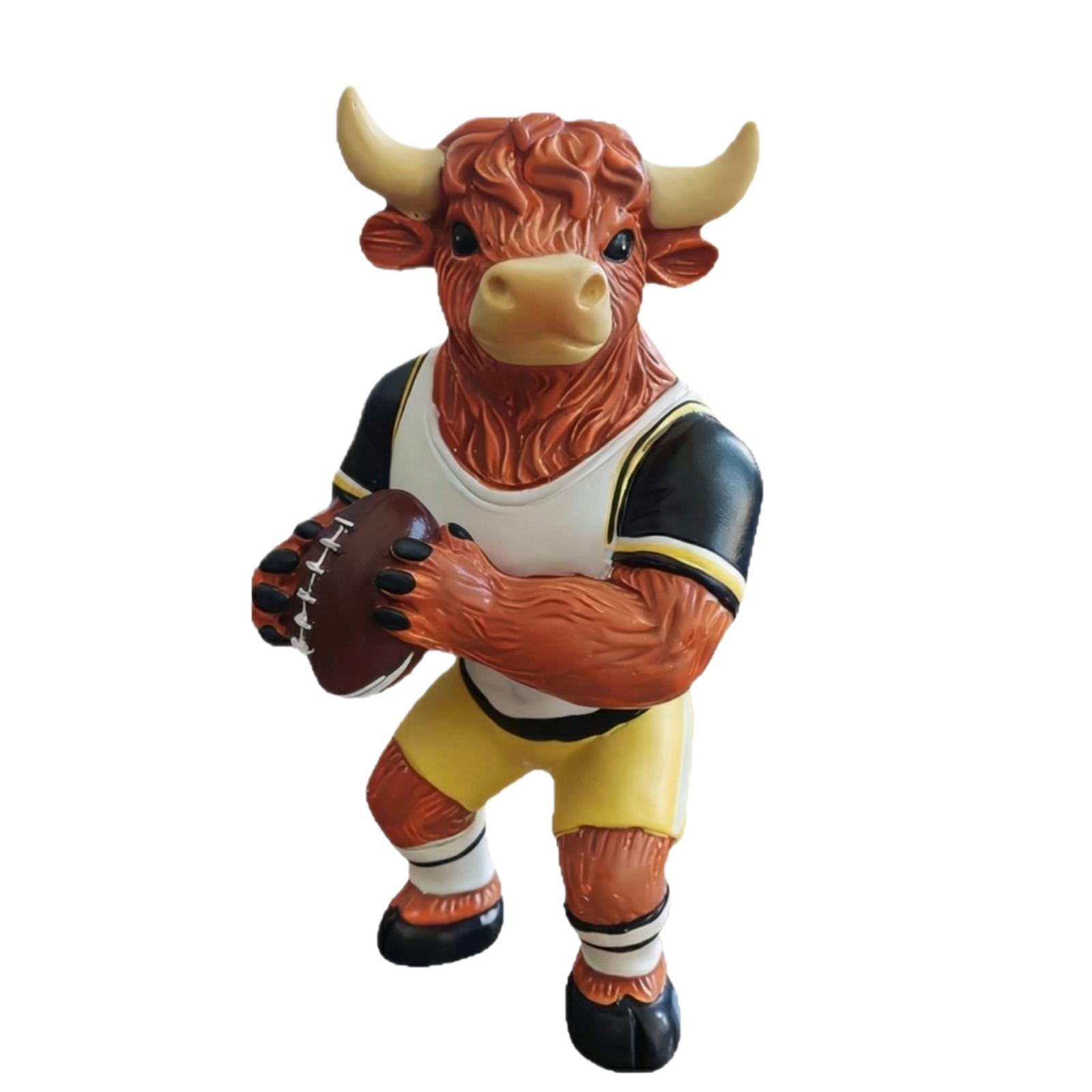 

Charging Olive Bull Resin Ornament One Size оранжевый