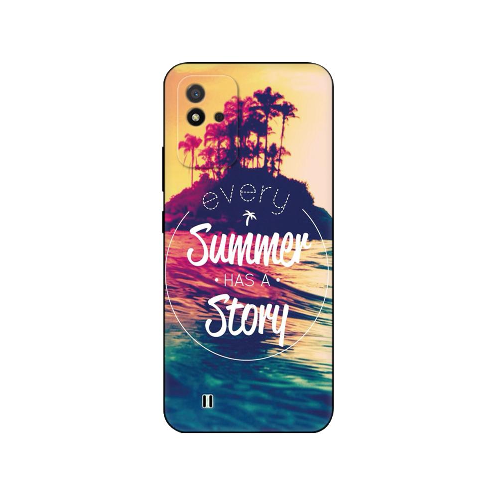 For Realme Narzo 50i Case 6.5inch Silicon Back Cover For OPPO Realme Narzo50i 50 i Soft Case RMX3235 Phone Case black tpu case