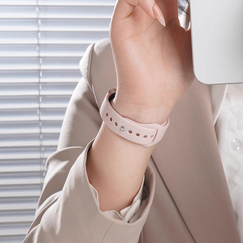 Silikonové řemínky Pro Huawei Band 10 9 8 Příslušenství Náhradní náramek Sportovní pásek Náramek correa Huawei Band 10 9 8 NFC Řemínek