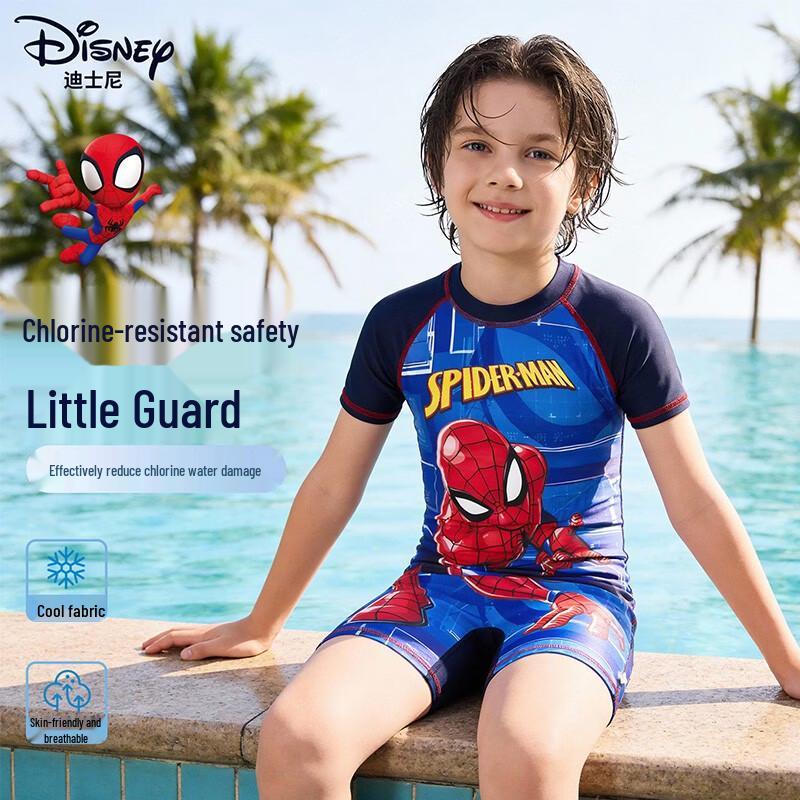 Disney Boys Spider-Man One-Piece Swimsuit 120