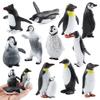 Polar Wildlife Miniature Figures Plastic Sea Life Model Aquarium Decor For Desk And Study