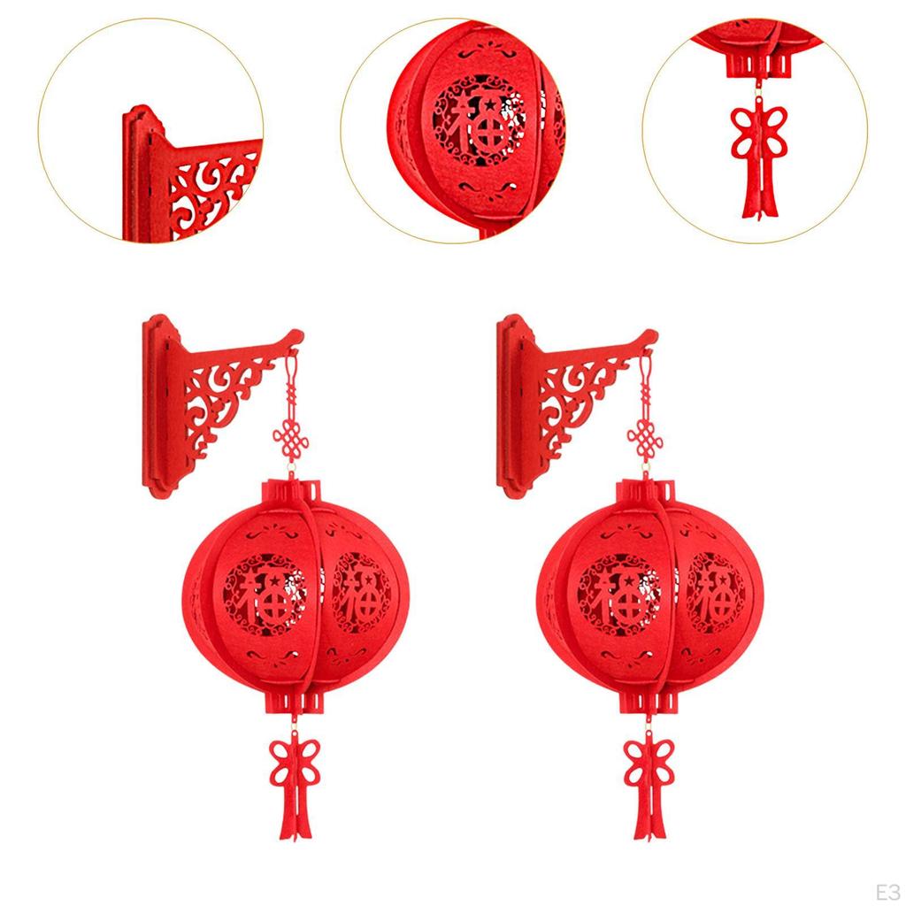 2 Stück Chinesische Laterne Jahr Dekoration der Schlange Hängend für Frühling