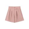 Ice Silk Shorts Women's New Summer Thin Loose High Waist Thin Versatile Suit Five-point Pants