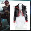Game Lol Season 2 Brawler Vi Cosplay Costume Lol Vi Jacket Halloween Women Men Coat Skin