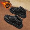 Men's New High Top Cotton Warm andComfortable Cotton Shoes Lightweight and Wear-resistant Solid Color Casual Winter Sports Shoes
