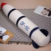 Plush Soft Missile Toy Decorative Pillow Office Desk Bedside Support Cushion