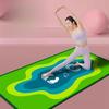 Tappetino per Yoga Tappeto Tappeto Ammortizzante Double-Side Ecologico Colorato con Motivo ad Anelli Tappeto per Esercizi per Decorazione Domestica