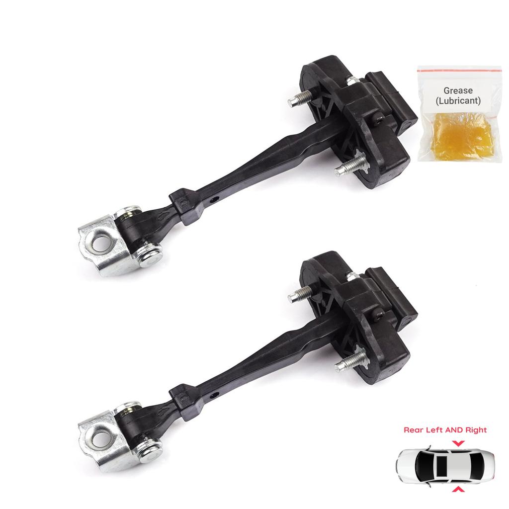 EDP1249-1 2 Pieces Rear Left AND Right Door Catch Hinge Brake Stop Check Strap Limiter for Renault Captur MK1 J87 H5 J5 2013-2019 824305607R