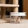 Hamster Habitat Cave Removable Small Animal Chill Shelter Shelter For Hamster For Summer Home Indoors Gerbils Chinchilla Golden
