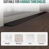 New 1M Doorway Threshold Ramp Self-adhesive PVC Rubber Ramp Wear-resistant Striped Stair Anti Slip Tape