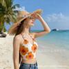 New straw hat women's seaside vacation summer big brim sun hat beach straw weaving sun hat sun hat