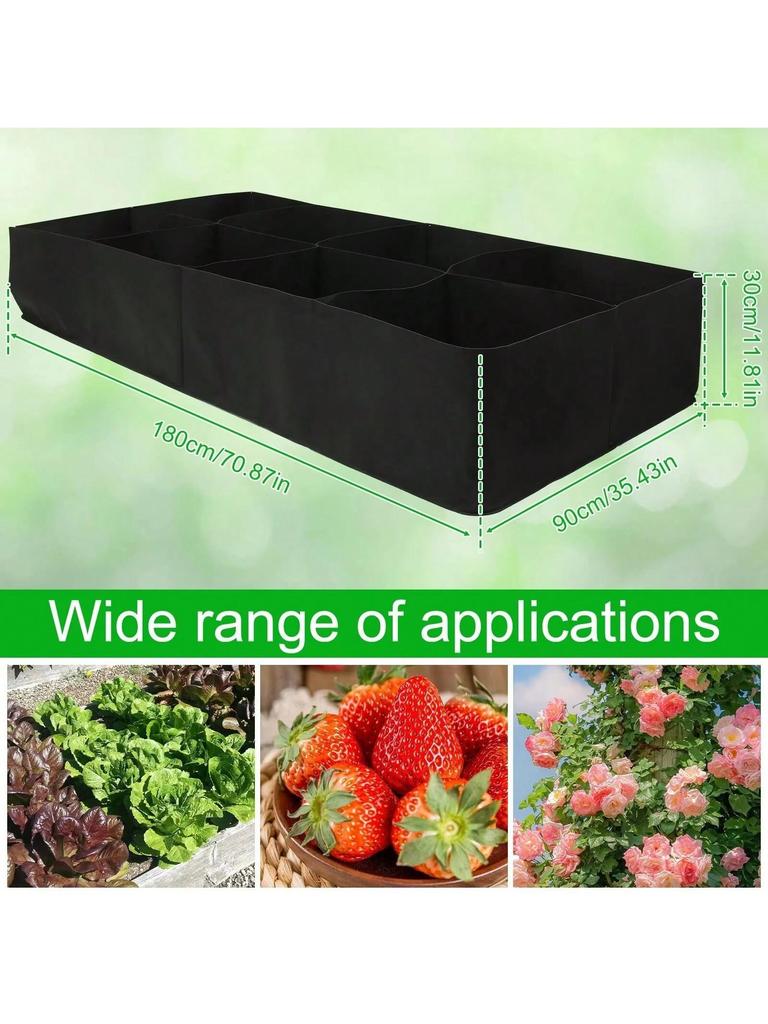 Jardim Levantada Plantando Cama, Saco De Plantação De Vegetais, Quadrado Reutilizável, Grande Capacidade, Recipiente De Plantado