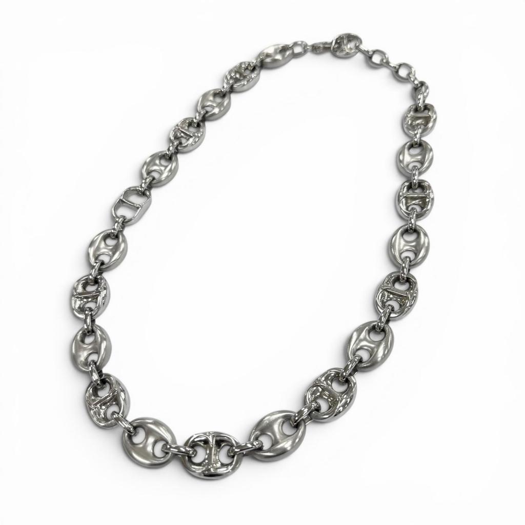 Great DIOR Necklace CDChain Link Silver mens Used