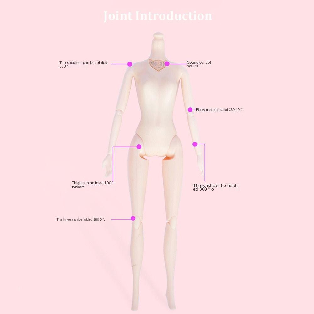 11 Movable Joints Mermaid Doll 17.7in Girl Children Toys Princess Doll (with Lights and Music)
