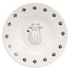 TRIXIE Cuenco de cerámica para razas de hocico corto - 0,2 L - Ø 15 cm - Blanco - Para perro