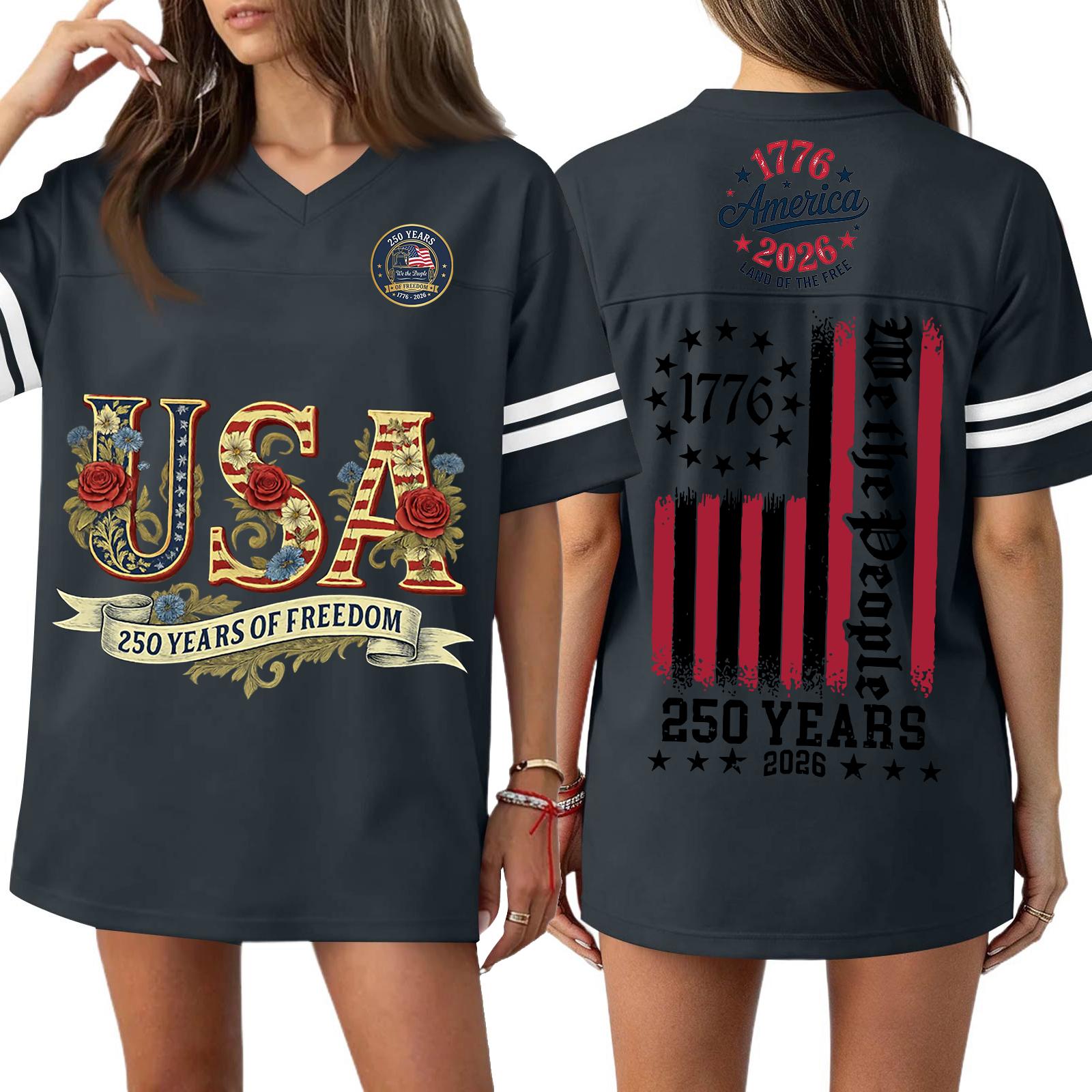 

Women s Casual Fashion V-Neck Sports Independence Day Print Short Sleeve Sports T-Shirt Top M