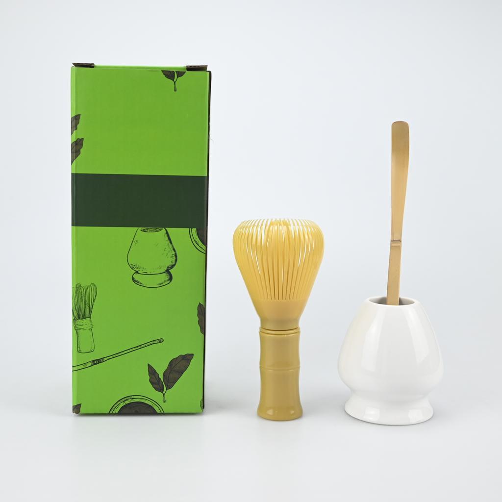 3PCS/Set Japanese-style Plastic Tea Whisk, Matcha Spoon, Tea Whisk Stand, Perfect Gift For Ceremony, Traditional Decoration
