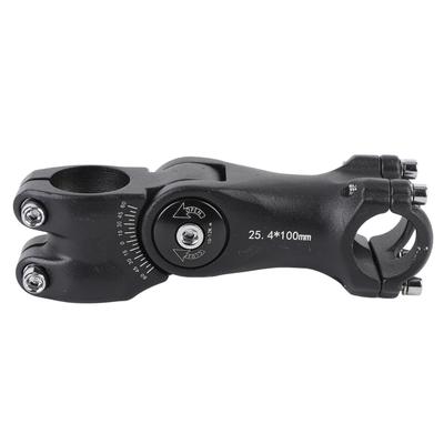 Rialzo Manubrio Bici in Lega di Alluminio 100mm Angolo Regolabile 60 Gradi Mountain Bike Rialzo Manubrio Sospensione per Manubrio