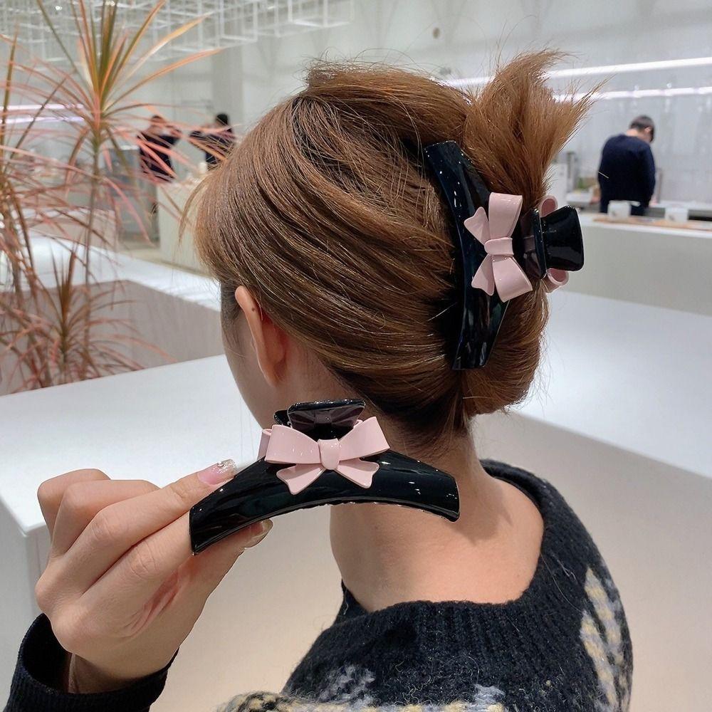 

Large Hairpins Geometric Hairgrips Korean Shark Clip Women Hair Clips Bow Hair Claw Acrylic