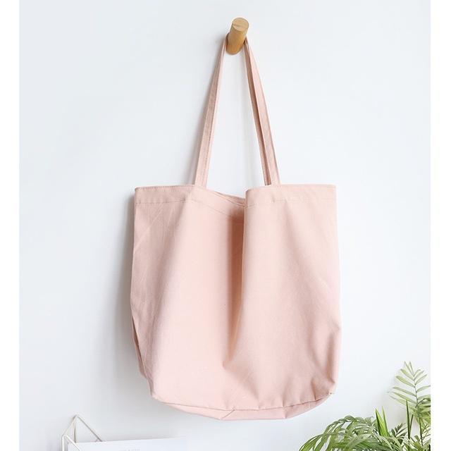 Borsa a Spalla Singola da Donna Borsa Tote in Tela Borse da Shopping in Stoffa Borsa a Mano Femminile Casual Riutilizzabile da Spiaggia B