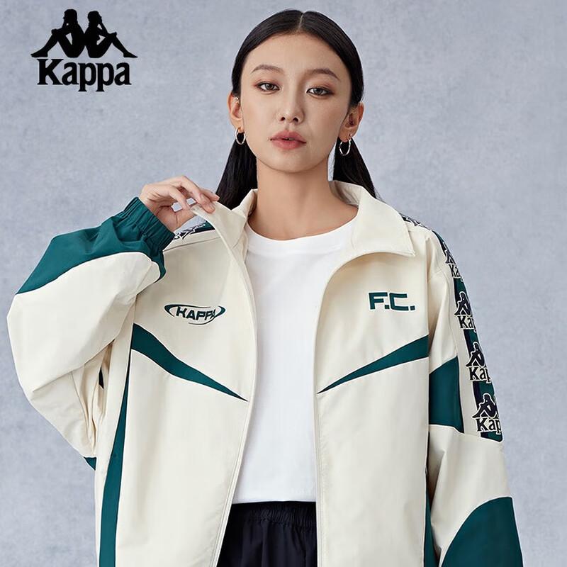 Kappa Women s Water-Repellent Breathable Track Jacket M