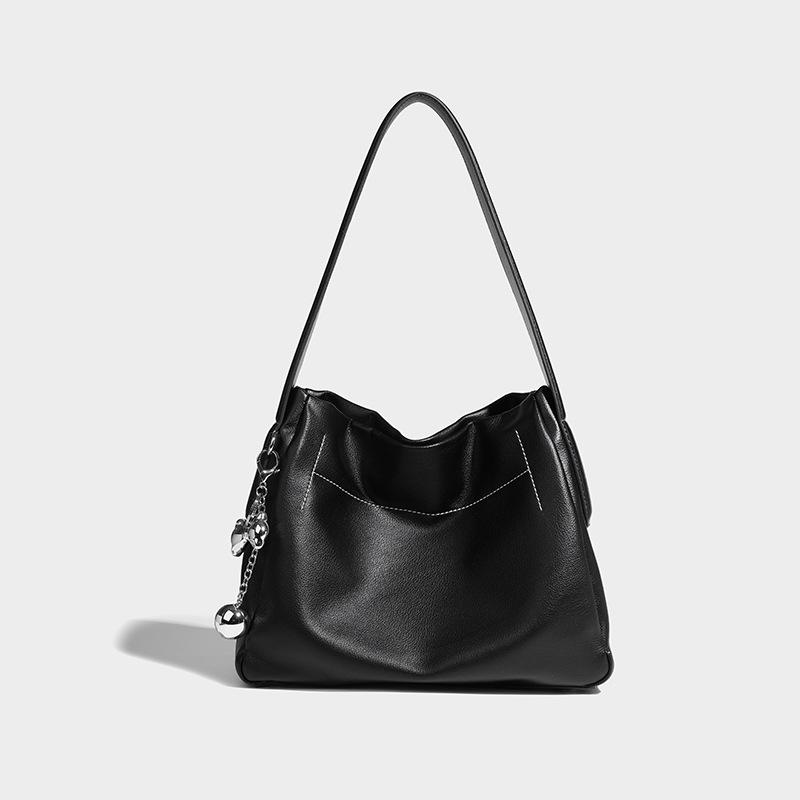 

Повседневная сумка через плечо для поездок на работу и обратно 2024 года, с ручным носком и большой вместимостью чёрный