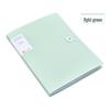A4 Multi-Layer Transparent Data Book File Bag with String Tie and Clipboard Storage