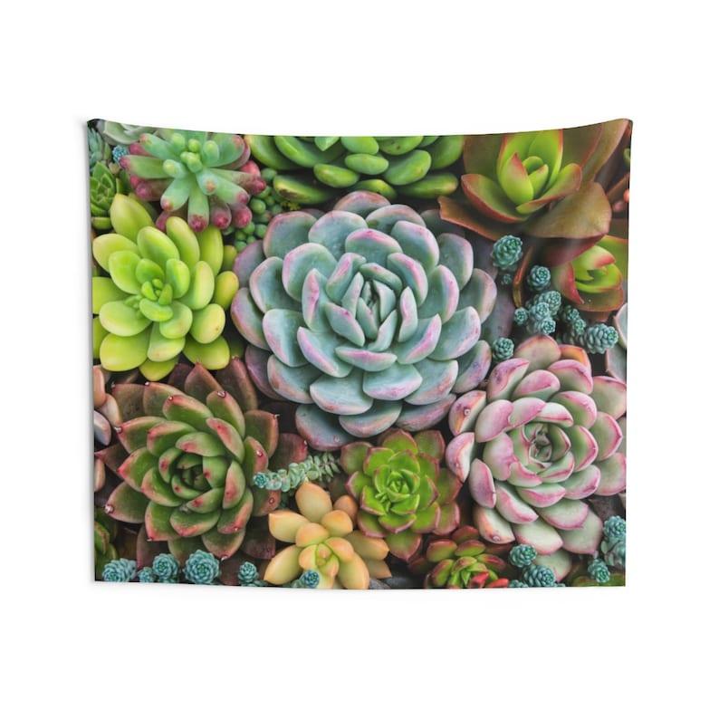 cactus tapestry 75x100 чёрный