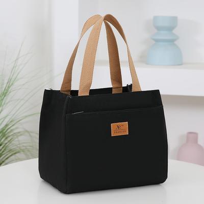 Borsa per il pranzo di grande capacità con isolamento in foglio di alluminio per il lavoro Borsa con manico superiore semplice e pratica