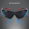 Safety Goggles Protect Glasses Men Women with Adjustable Mirror Legs Work Sport Outdoor Protective Glasses Against Wind and Dust