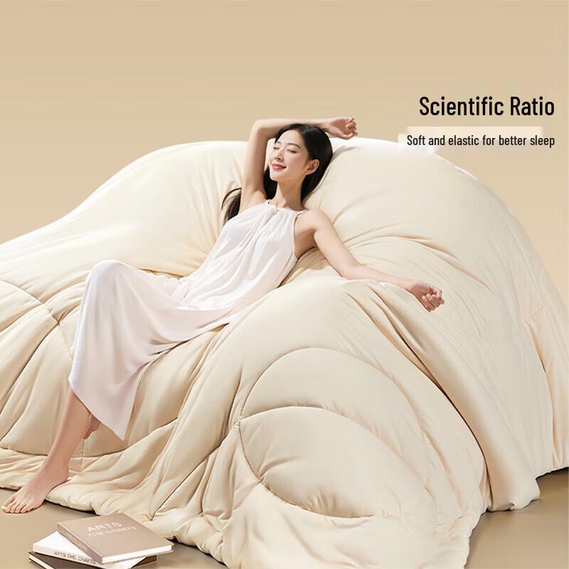 FUANNA Knitted 60% Soybean Fiber Quilt