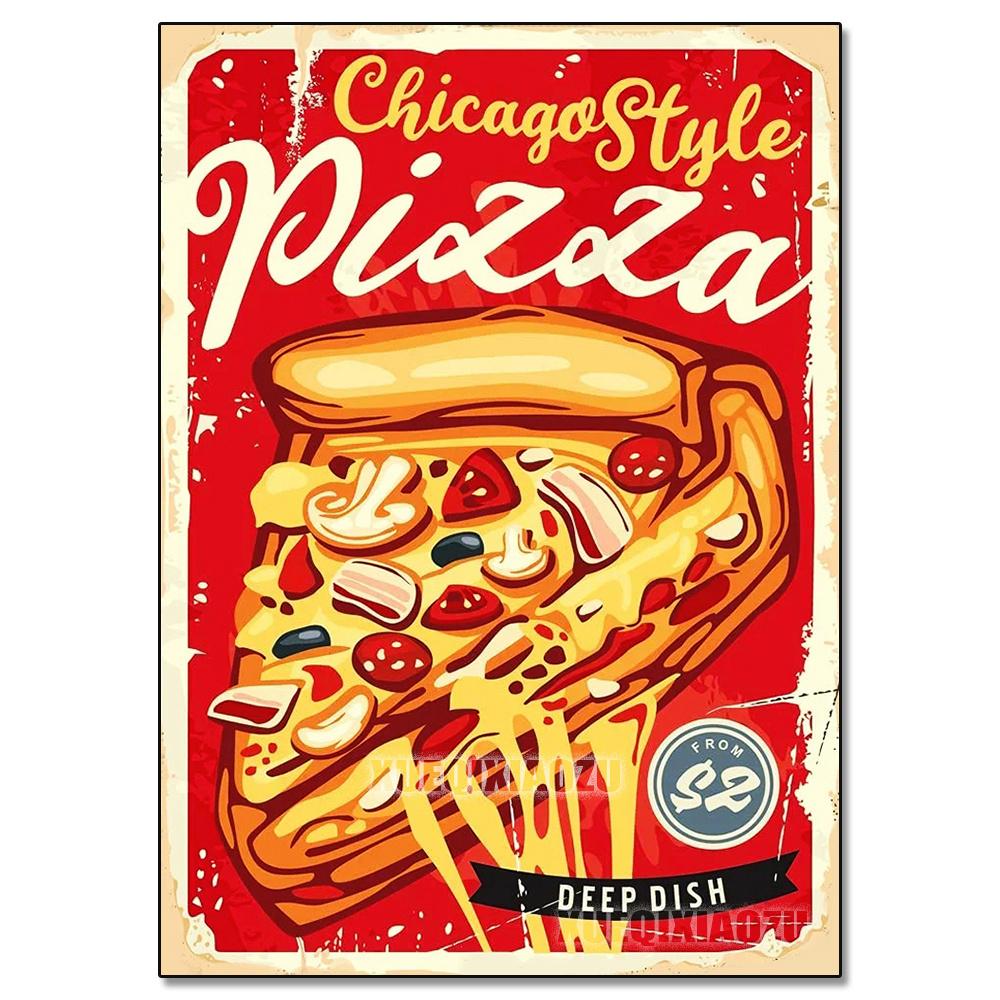 5D Diamond Painting Food Poster Diamond Mosaic Embroidery Set Bread Beer Cup DIY Rhinestone Kitchen Restaurant Decoration Gift